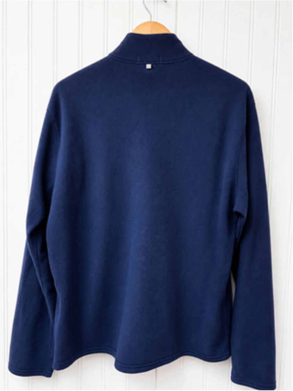 Polo Ralph Lauren Sweatshirt Mens XL Blue 1/4 Zip Fleece Mock Neck Pony Logo